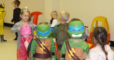 Halloween Party and Parade News-Friday, October 28th 2022-9:00-10:15 with family (No regular classes)