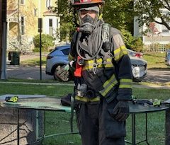 The Firefighters visit A&HT Wyoming Preschool!