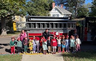 The Wyoming Firefighters Visit Preschool!